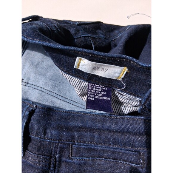 Madewell Jeans Womens 27 Mid Rise Skinny Skinny Ankle Dark Wash Denim - Picture 8 of 12